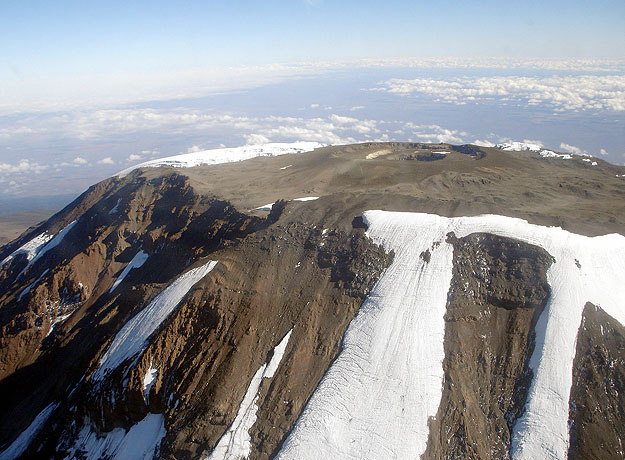 Kilimandzsáró - Nyomokban még ott a jég