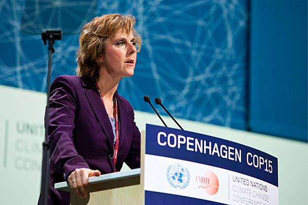 Connie Hedegaard felszólal - még elnökként