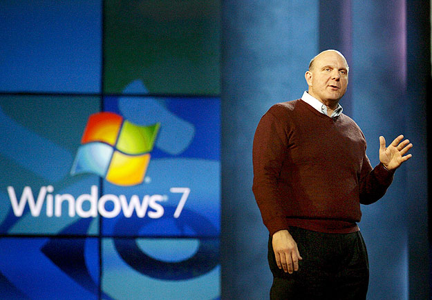 Steve BALLMER, a Microsoft vezére a Windows 7-től várja a csodát