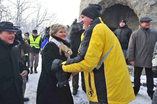 Szili Katalin és Páva Zsolt a Tubesen