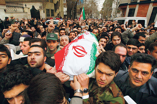 Mohammadi professzor temetésén