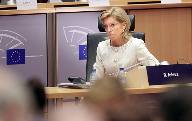 Rumjana Zseleva itt még EP-bizottsági meghallgatáson