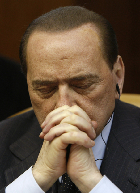 Silvio Berlusconi egy 2010. február 2-ai felvételen
