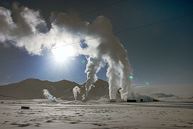 Az izlandi kísérlet szén-dioxidja a feltörő hévforrásokból származik