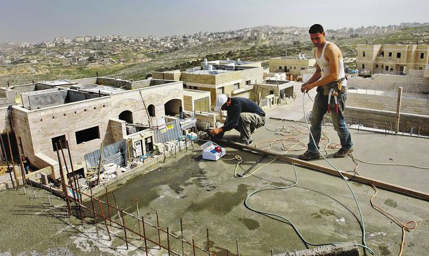 Palesztin építőmunkások Ramat Slómóban