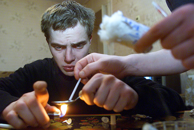 Fiatal orosz heroinista 
