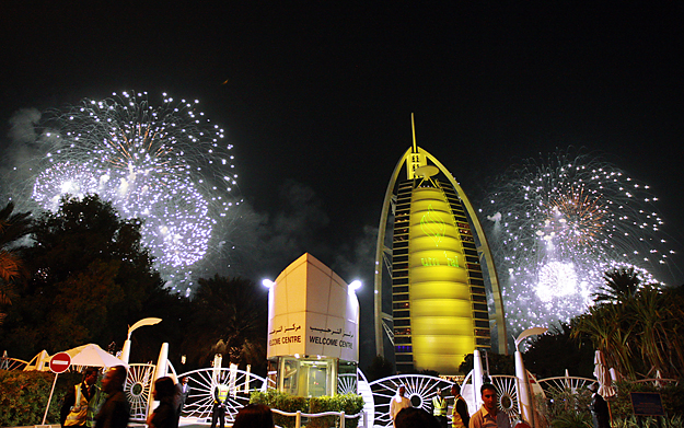 A Burj al Arab, Dubaj  gazdagságának egyik jelképe 