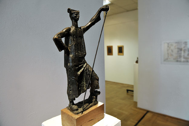 Martinász, 1960, bronz, 38 cm
