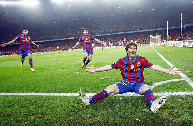 Övé a világ. Messi ünnepel