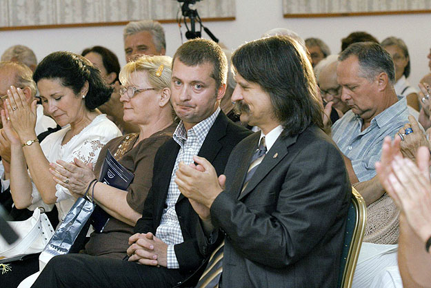 Kubatov Gábor és Kövér László 2007. augusztus 23-án, egy polgári körös rendezvényen