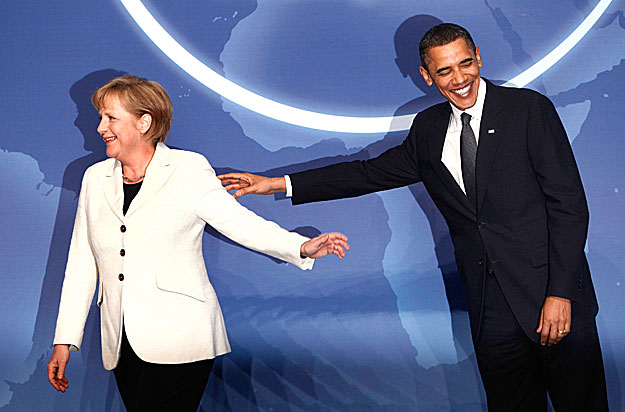 Washingtonban 'mindenki' ott lesz a keddi nukleáris biztonsági csúcsértekezleten: Barack Obama éppen Angela Merkelt fogadja 