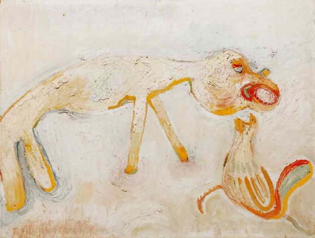 Etetés, 1965. Olaj, farost, 60x80 cm