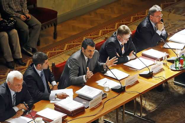 A Fidesz delegációja az egyeztetésen