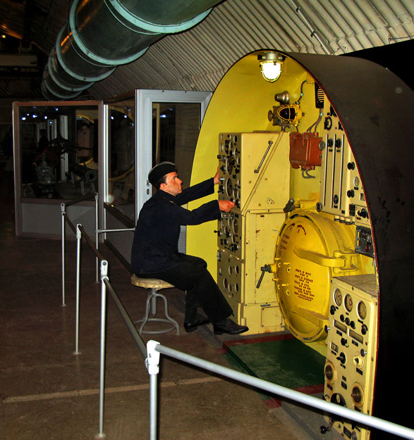 A tengeralattjáró múzeumban A szerző felvétele