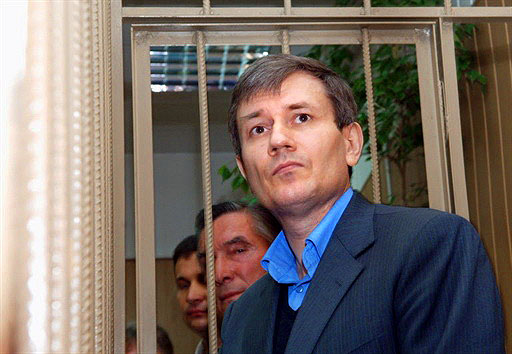 Grigory Grabovoi, accused of fraud, during the announcement of the verdict at the Tagansky court.2008