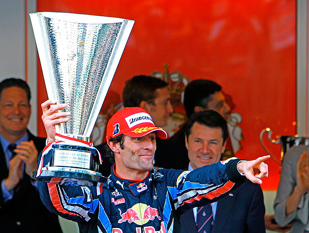 A monacói történelemkönyv új lapján Mark Webber, aki a második európai futamon is győzni tudott