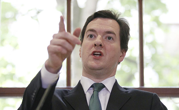 George Osborne az uniós pénzügyminiszterek 2010 májusi találkozóján – már akkor is széllel szemben mentek