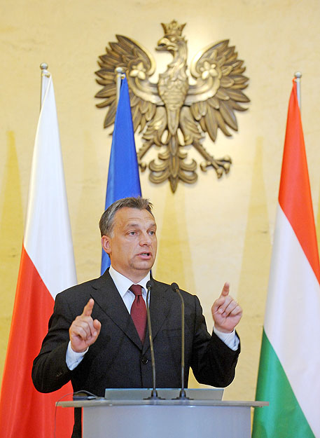 Orbán Viktor Varsóban