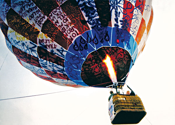 Függeszkedő tugboat ballon III. Budapest, 1998