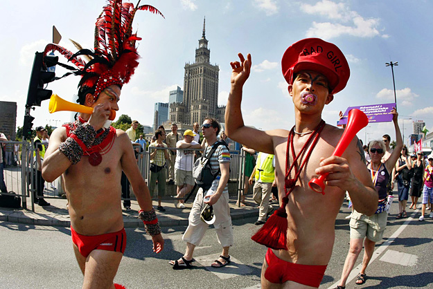 A lengyel fővárosban rendezett Europride-on, nyolcezer ember vett részt