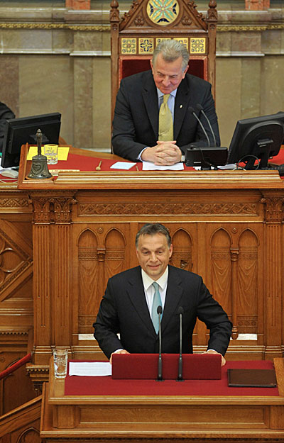 Orbán Viktor miniszterelnök beszéde a Parlamentben