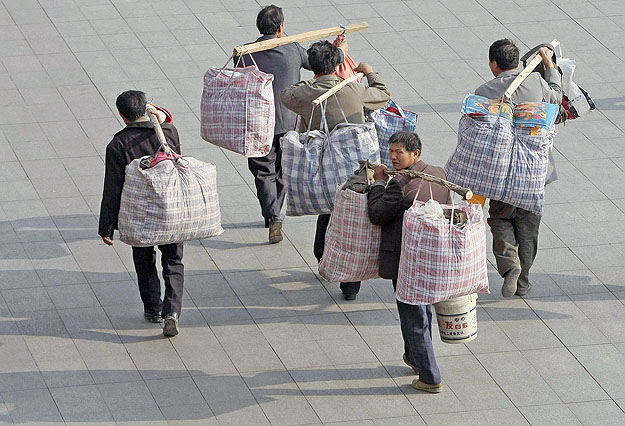 Bevándorlók Nanjingban. Munka nélkül