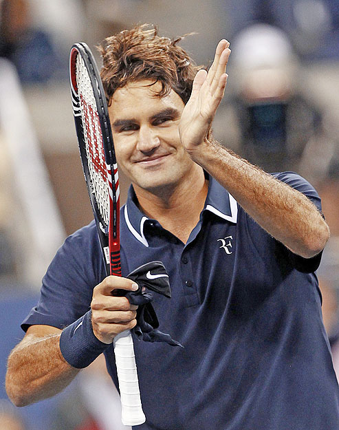 Federer most mosolyoghatott