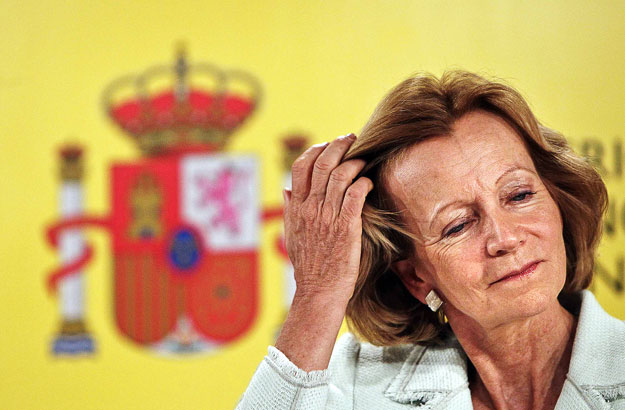 Elena Salgado spanyol pénzügyminiszternek jó napja volt kedden