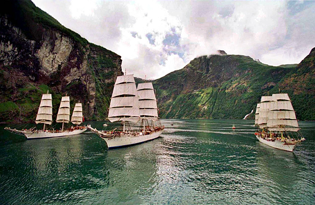 A Geirangerfjord lélegzetelállító látvány