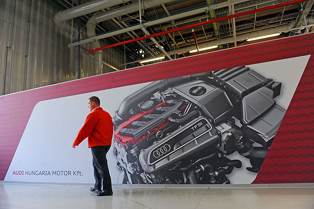 Az Audi győri üzemében – nagyot lépnek előre