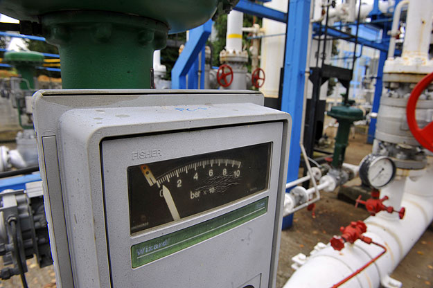 A pusztaedericsi gáztározó. A nemzetközi árak kedvező alakulása miatt a kormánynak nem sürgős, hogy megállapodjon a szolgáltatókkal