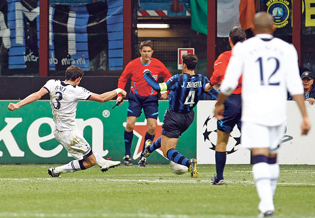 Bale (Tottenham) mesterhármast ért el, a már 4-0-ra is vezető Intert kifütyülte saját közönsége 