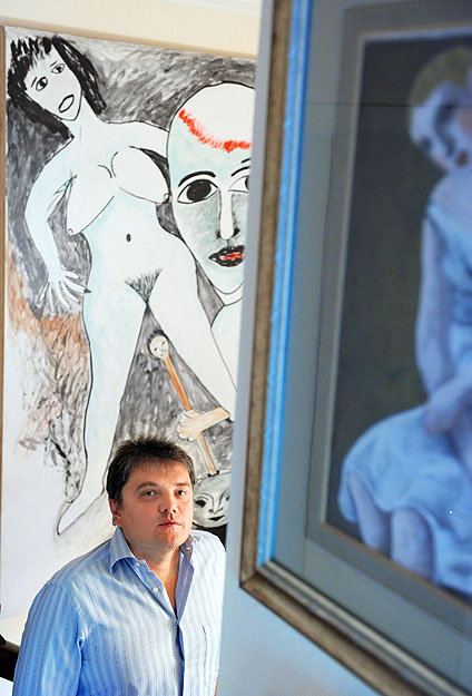 Szűcs Tamás tíz éve szenvedélybeteg lett, a magyar festmények „beteges” gyűjtője