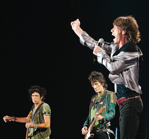 Keith Richards, Ron Wood és Mick Jagger: kőkorszak Budapesten
