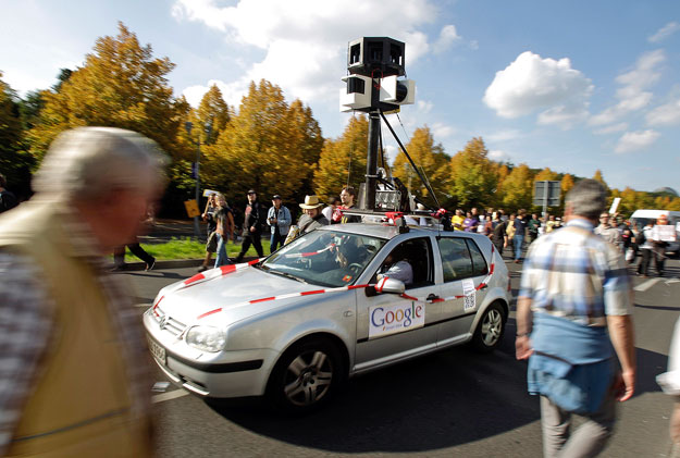 A Google utcaképkészítő autója Berlinben