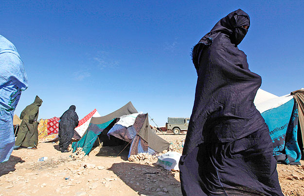A nyugat-szaharai menekülttábor