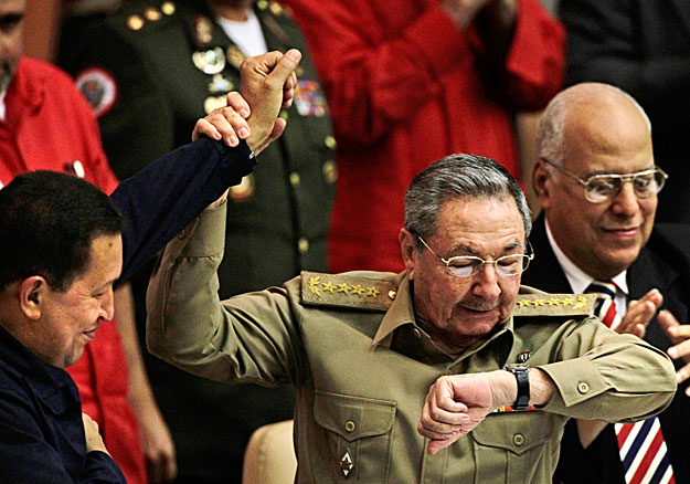 Hugo Chávez és Raúl Castro Havannában - tíz éves együttműködés