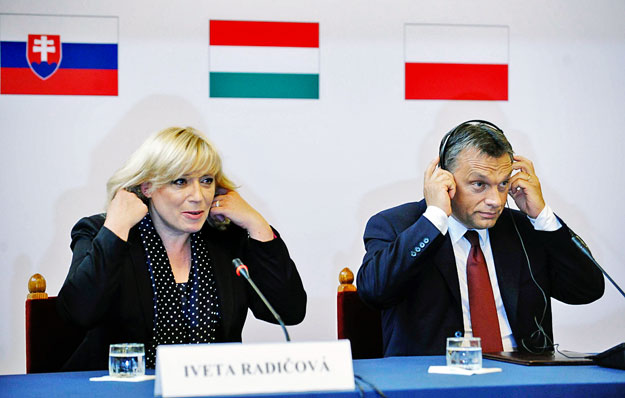 Iveta Radicová és Orbán Viktor