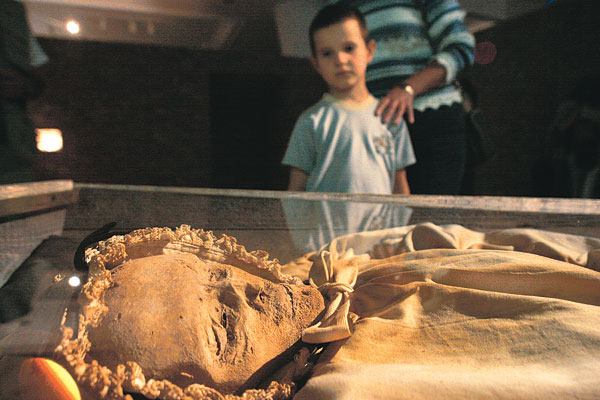 Váci múmia a Természettudományi Múzeumban