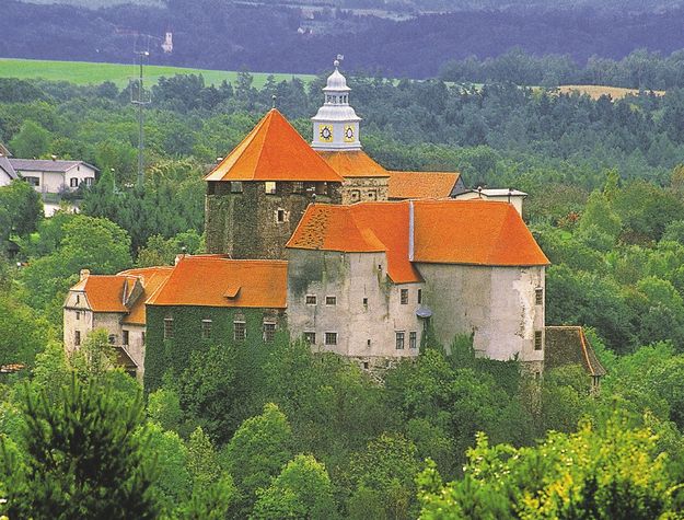 A magaslaton álló schlainingi (szalónaki) várról  már a XIII. században készült feljegyzések is megemlékeznek