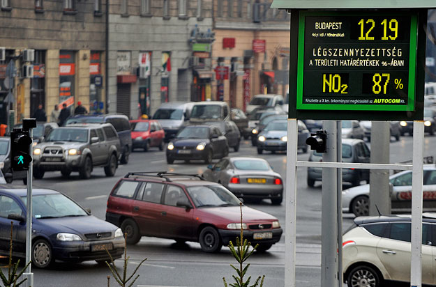 Változatlanul a szmogriadó tájékoztatási fokozata érvényes Budapesten