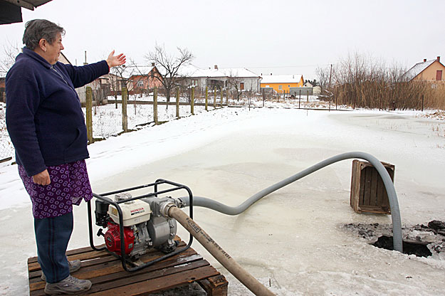 Nagy bajok lehetnek itt, ha komolyabb olvadás jön