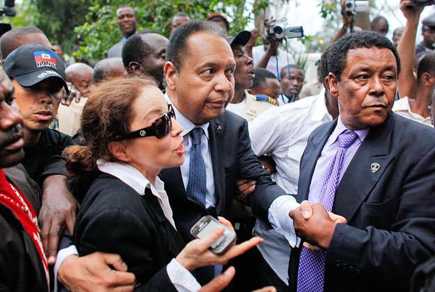 Exiled former Haitian dictator Jean-Claude 