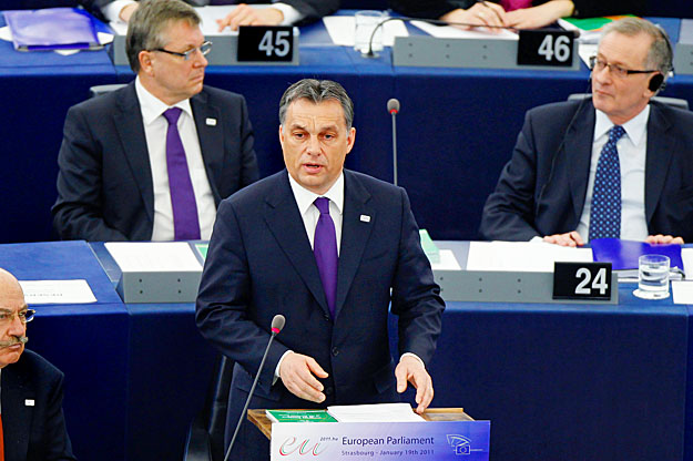 Orbán Viktor az Európai Parlamentben