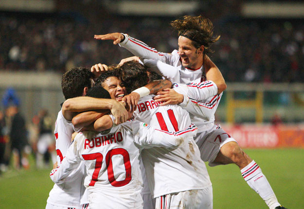 Milan-ünnep a második gól után