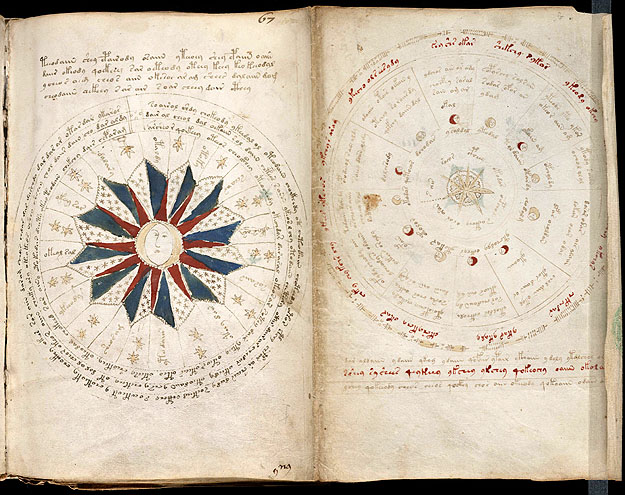 Nehezen azonosítható növények, zodiákus jegyek, kozmológiai jelképek és egy ismeretlen szöveg– a Voynich-kézirat