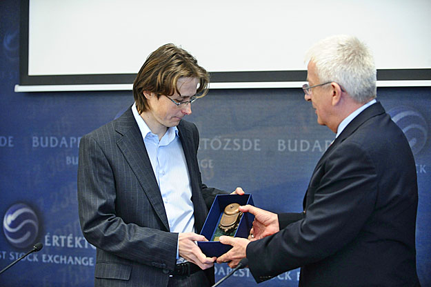 Zsiday Viktor, a Plotinus és Mohai György, a BÉT vezérigazgatója