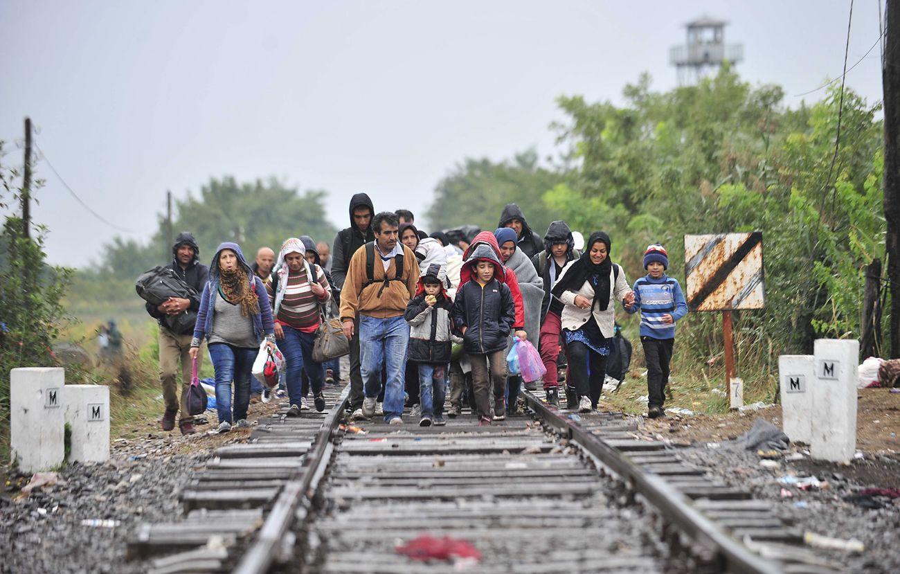 Menekültek Röszkénél. A végső formát a kormányok és az EP szabja meg