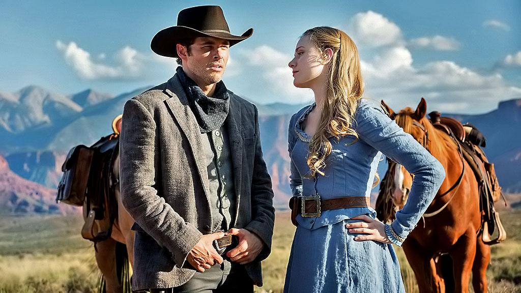 James Marsden és Evan Rachel Wood a sci-fi, a western és az akciófilm elemeit ötvöző Westworldben 
